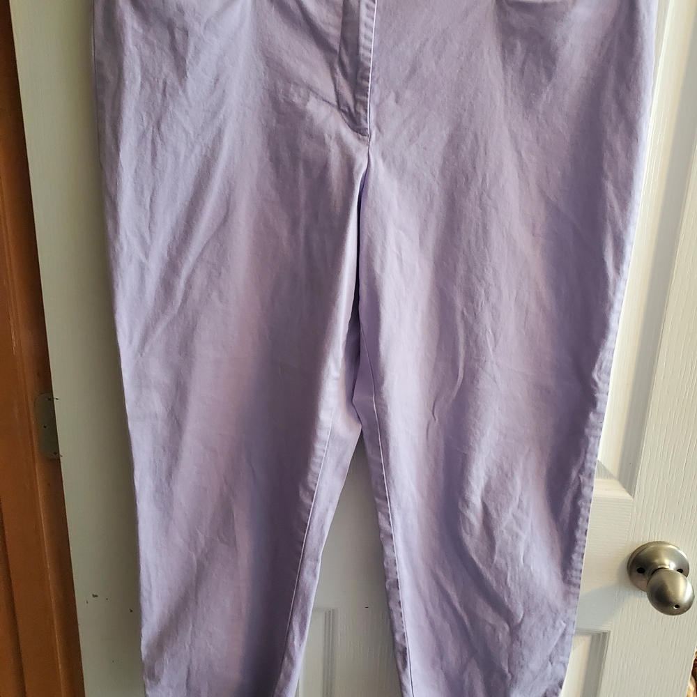 2/$10 Ann Taylor Lavender Cropped Pants